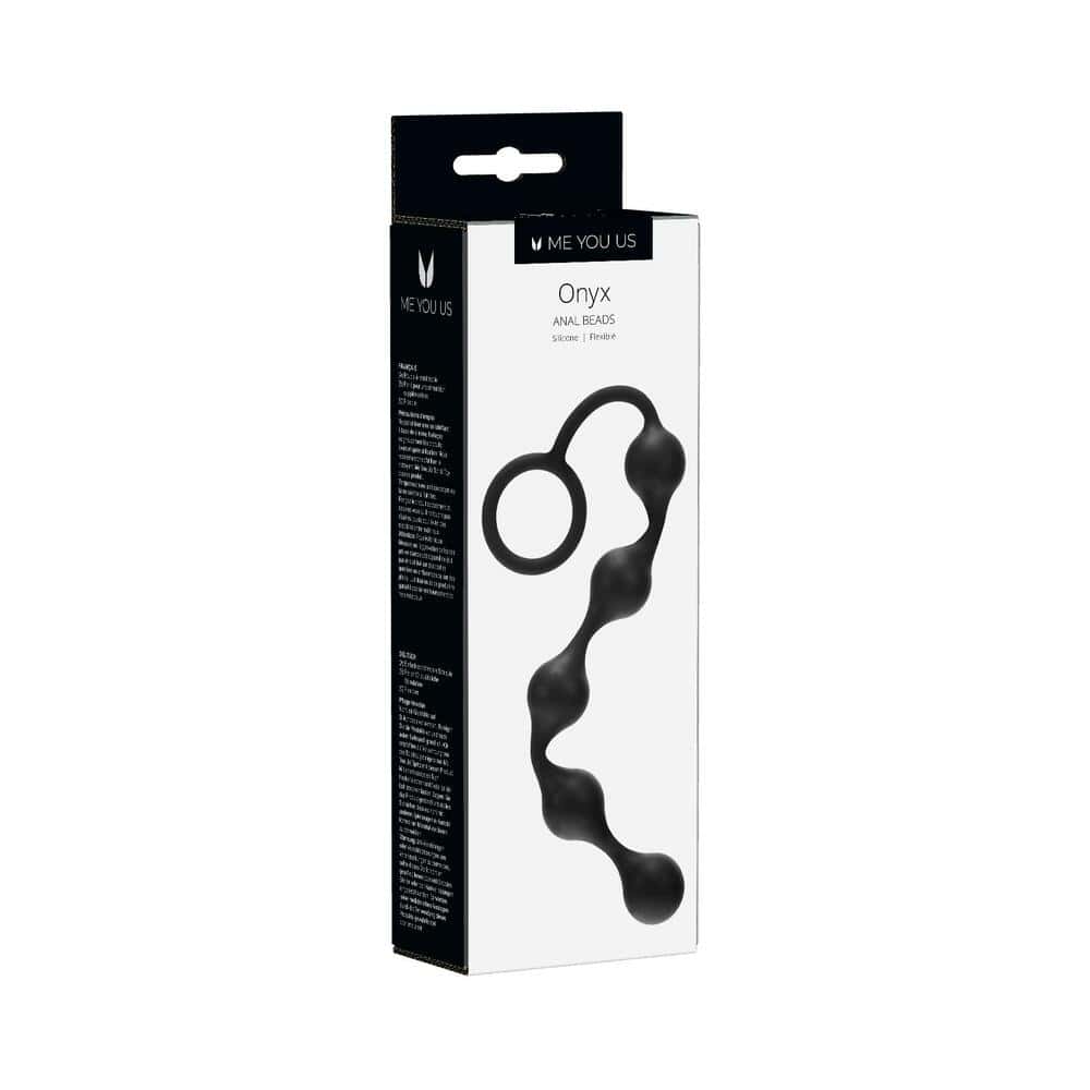 Buy a Me You Us Onyx Silicone Anal Beads Black vibrator.