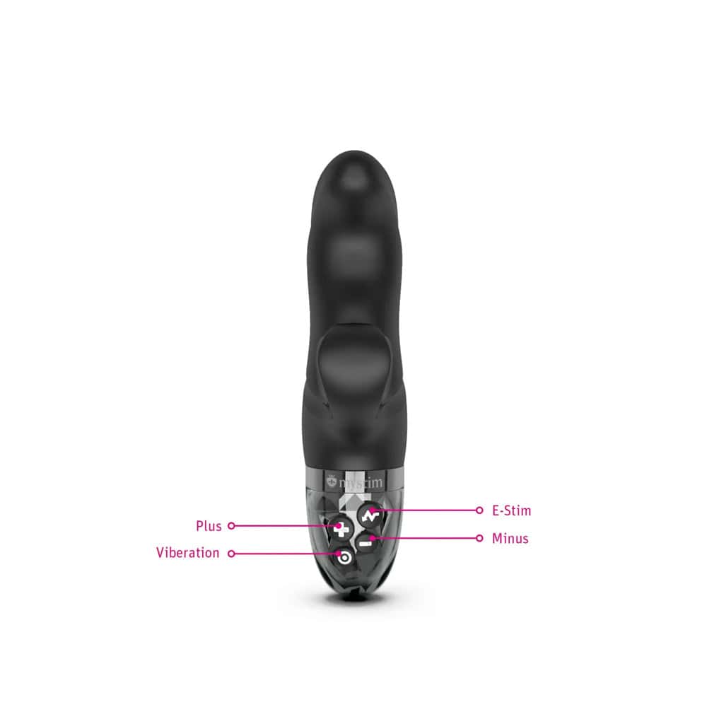 Buy a Mystim Hop Hop Bob eStim Vibrator Black vibrator.