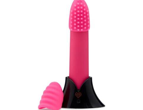 Buy a nu sensuelle point plus 20 function bullet with sleeves  pink vibrator.