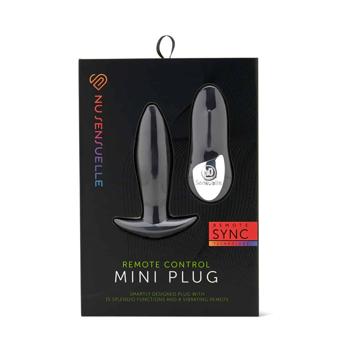 Buy a Nu Sensuelle Remote Control Mini Plug  Black vibrator.