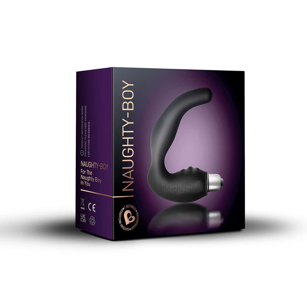 Buy a Rocks Off Naughty Boy  Black vibrator.