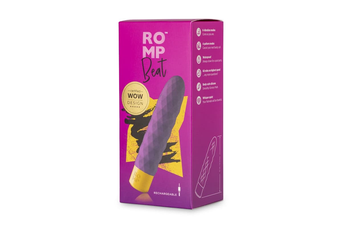 Buy a ROMP Beat Bullet Vibrator  Purple vibrator.