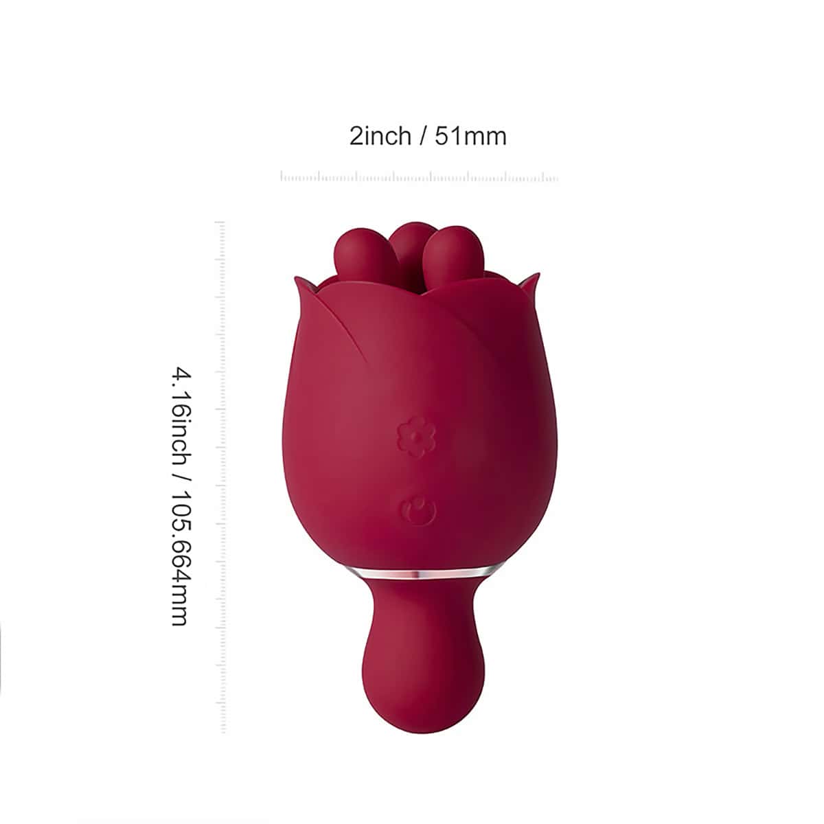 Buy a Rosewyn Rotating Rose Vibrator  Red vibrator.