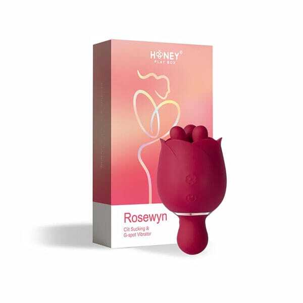 Buy a Rosewyn Rotating Rose Vibrator  Red vibrator.