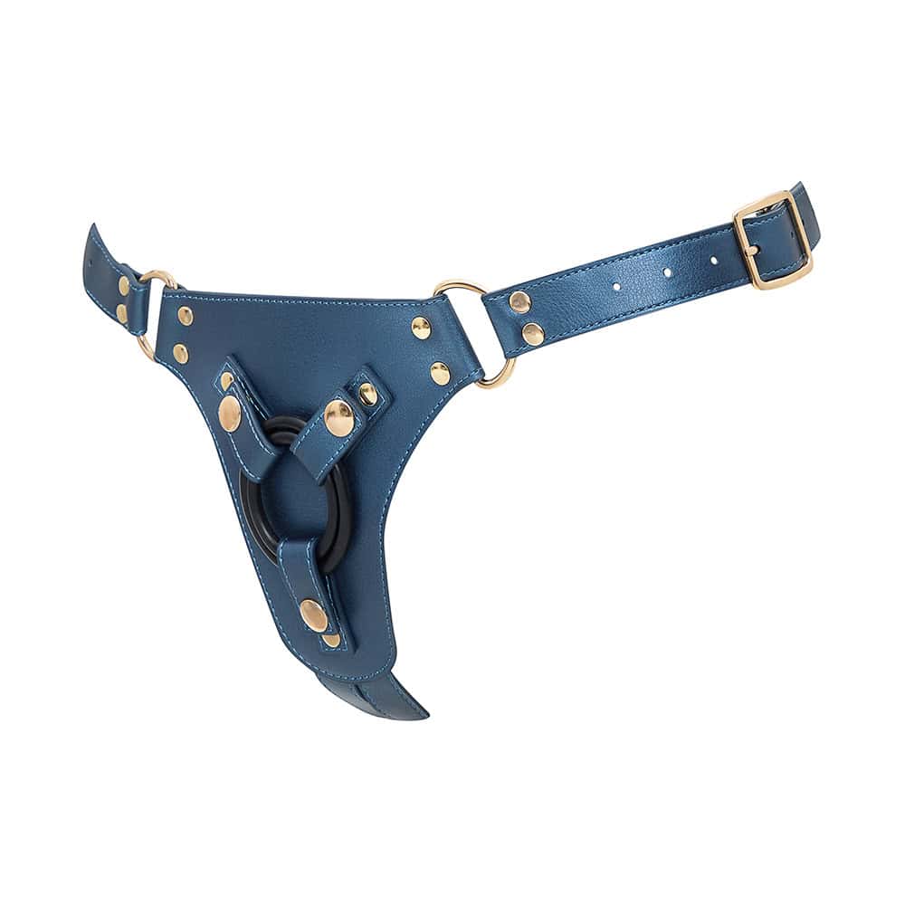 Buy  Strap On Me Leatherette Harness Generous One Size Blue book for her.