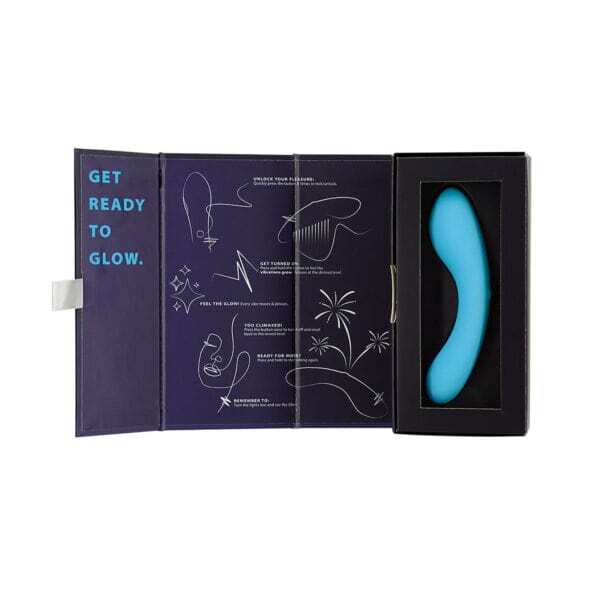 Buy a Swan The Mini Swan Wand GlowintheDark Blue vibrator.