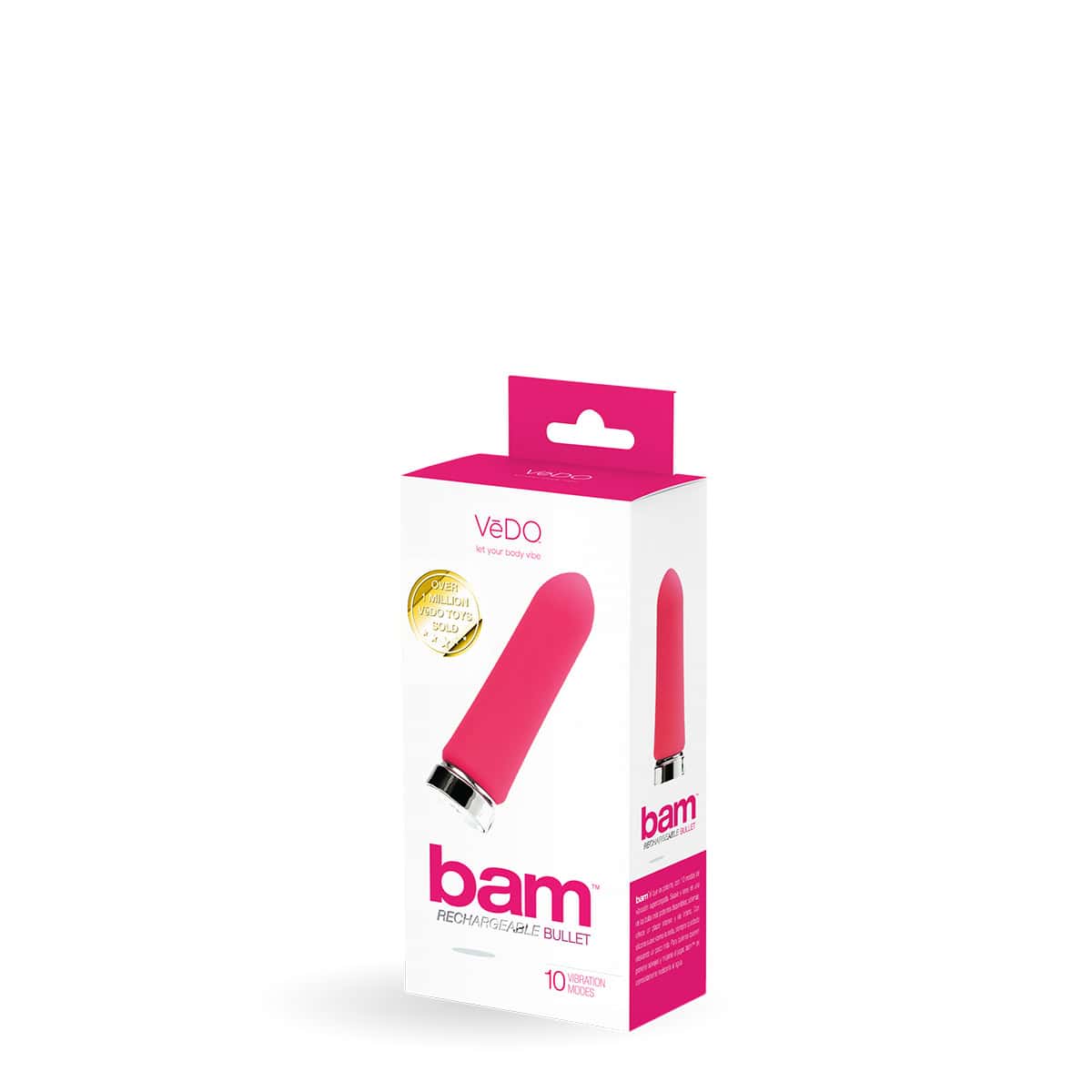 Buy a VeDO Bam Bullet  Pink vibrator.