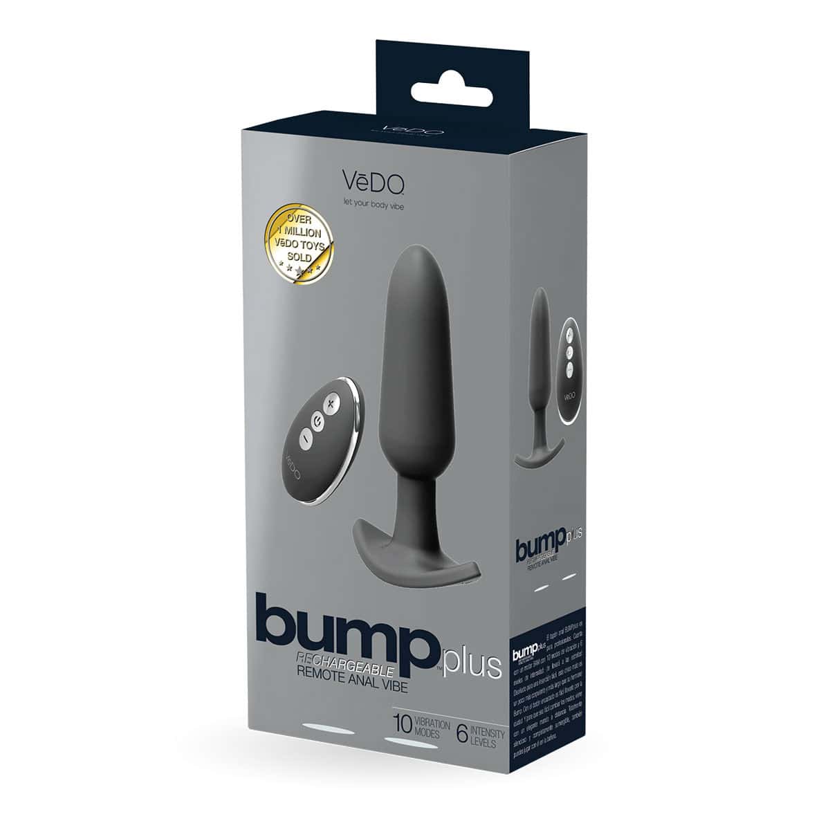 Buy a VeDO Bump PLUS Anal Vibe  Black vibrator.