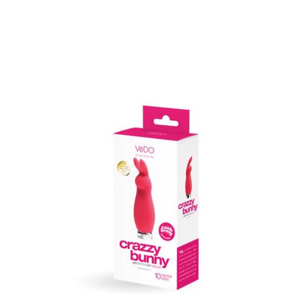 Buy a VeDO Crazzy Bunny Bullet  Pink vibrator.