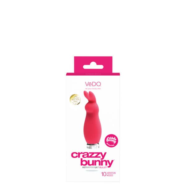 Buy a VeDO Crazzy Bunny Bullet  Pink vibrator.