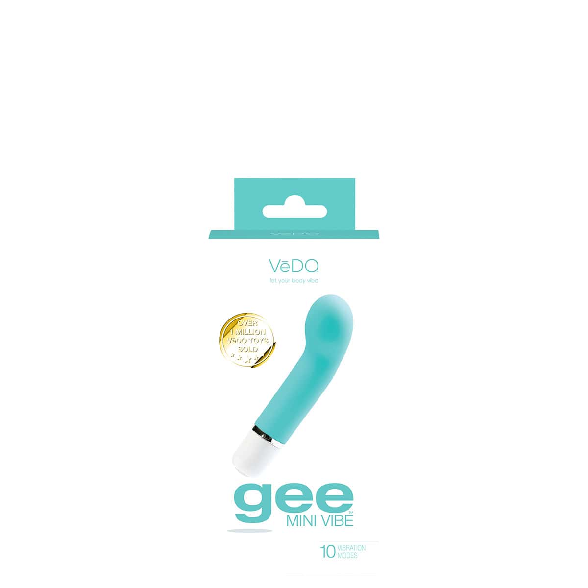 Buy a VeDO Gee Mini Vibe  Turquoise vibrator.