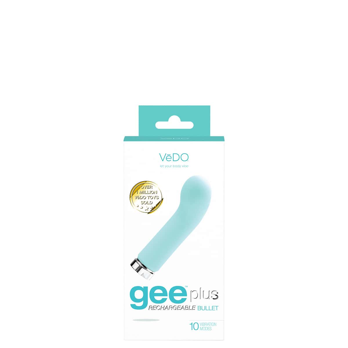 Buy a VeDO Gee Plus Mini Vibe  Turquoise vibrator.