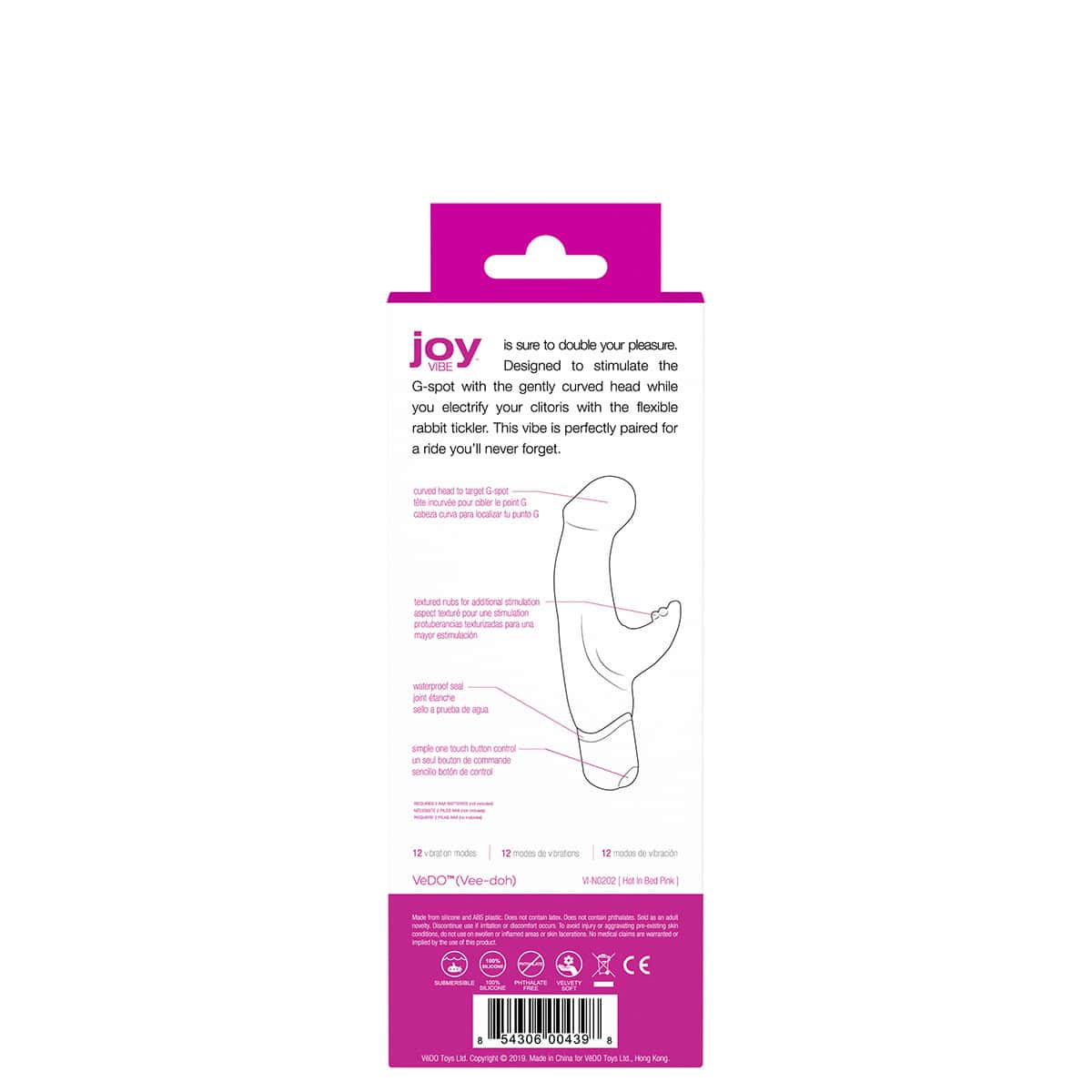 Buy a VeDO Joy Vibe  Hot Pink vibrator.