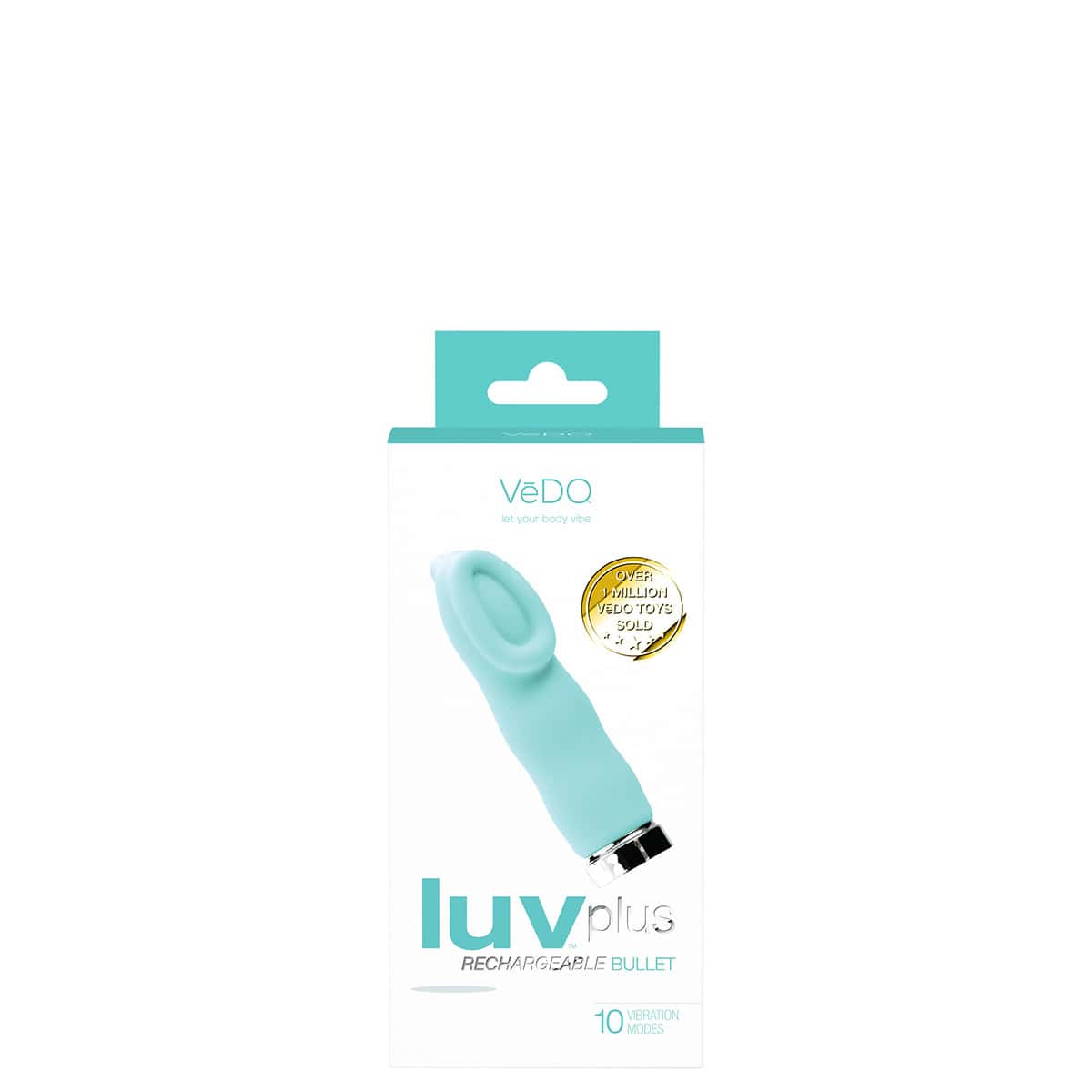 Buy a VeDO Luv Plus Mini Vibe  Turquoise vibrator.