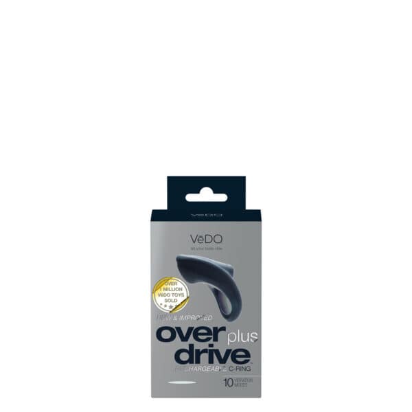 Buy a VeDO Overdrive PLUS Vibrating C-Ring  Black vibrator.