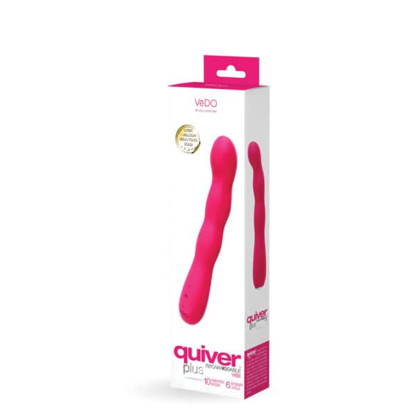 Buy a VeDO Quiver PLUS Vibe  Pink vibrator.