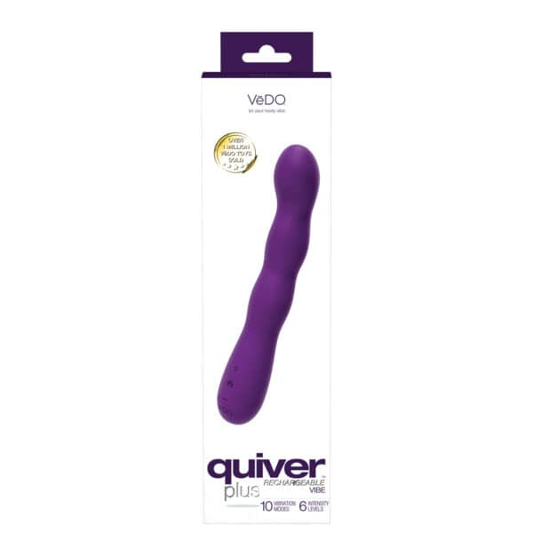 Buy a VeDO Quiver PLUS Vibe  Purple vibrator.