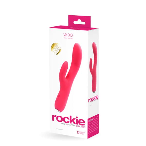 Buy a VeDO Rockie Dual Vibrator  Pink vibrator.