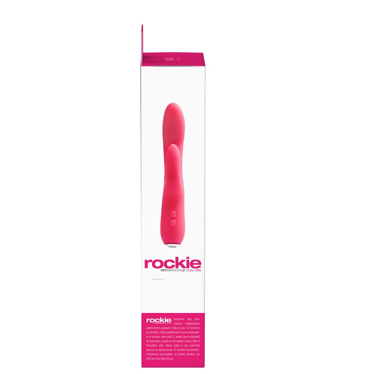 Buy a VeDO Rockie Dual Vibrator  Pink vibrator.