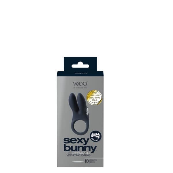 Buy a VeDO Sexy Bunny C-Ring  Black vibrator.