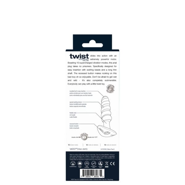 Buy a VeDO Twist Plug  Black vibrator.