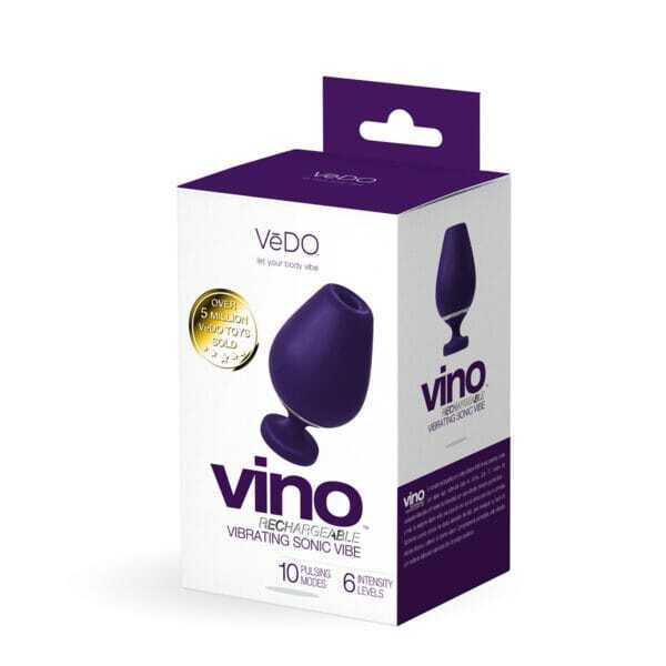 Buy a VeDO Vino Vibrating Sonic Vibe  Purple vibrator.