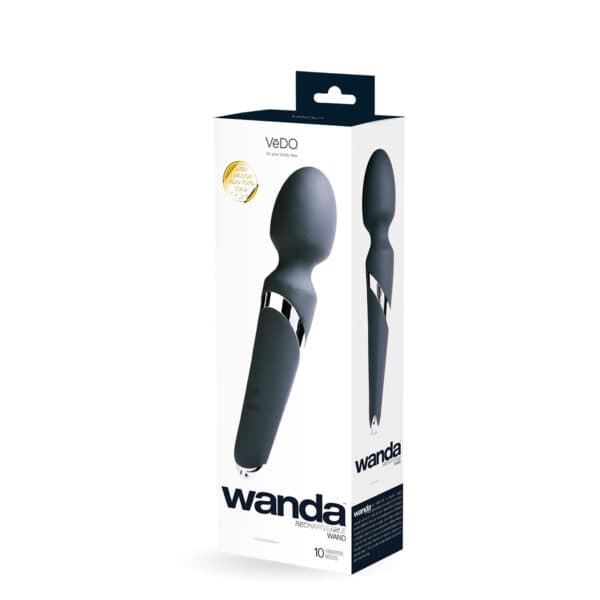 Buy a VeDO Wanda Wand  Black vibrator.