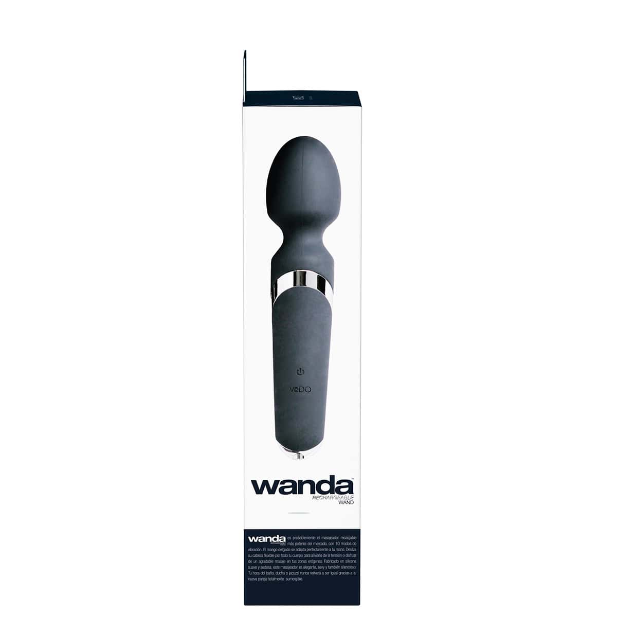 Buy a VeDO Wanda Wand  Black vibrator.