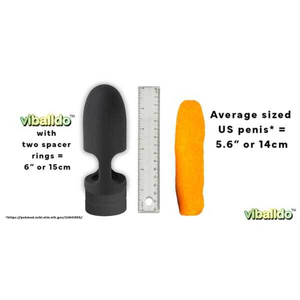 Buy a ViBalldo  Black vibrator.