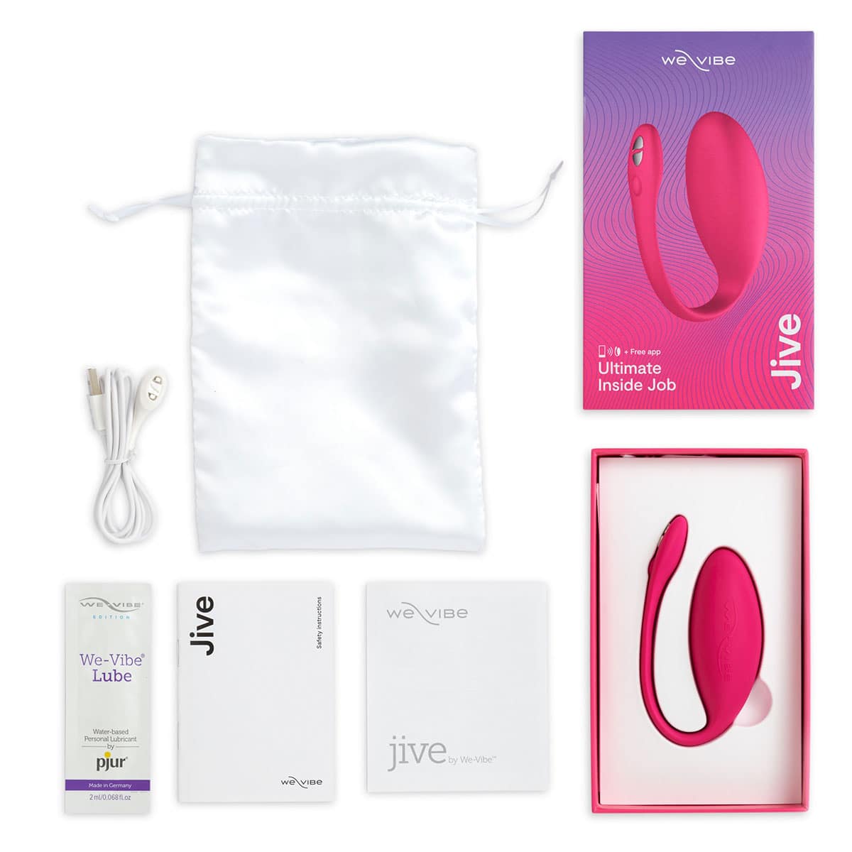 Buy a WeVibe Jive  Electric Pink vibrator.