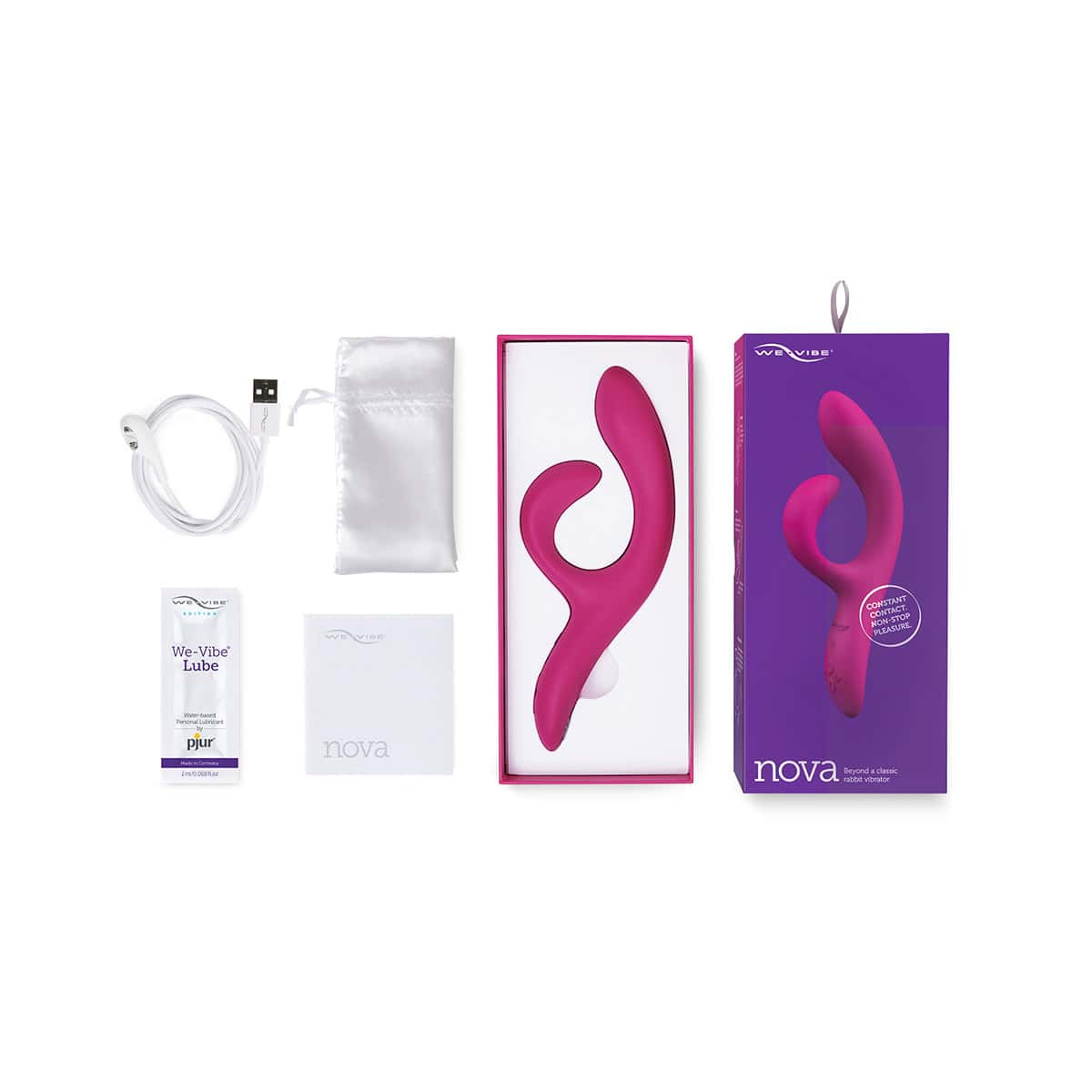 Buy a WeVibe Nova 2  Fuchsia vibrator.