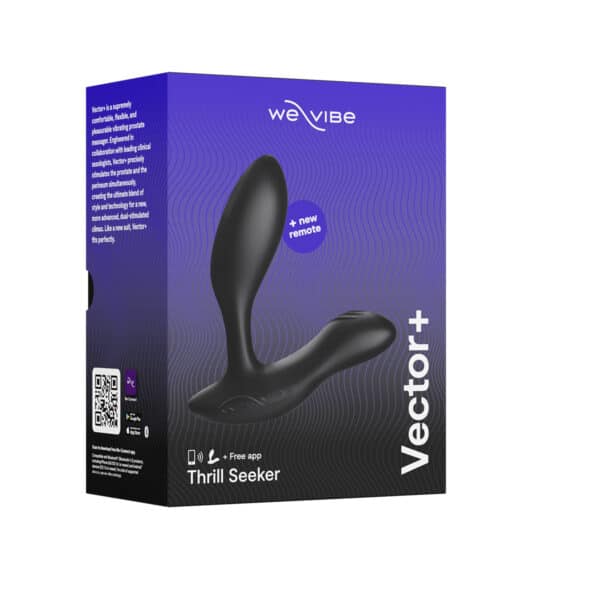 Buy a WeVibe Vector+  Charcoal Black vibrator.