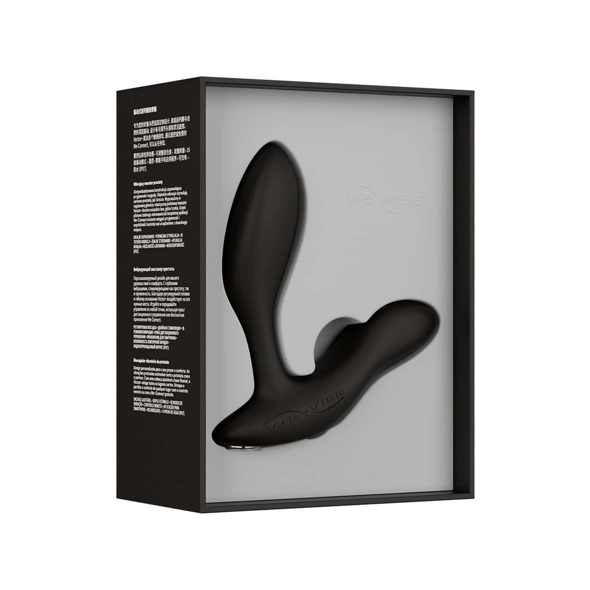 Buy a WeVibe Vector+  Charcoal Black vibrator.