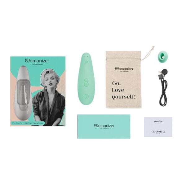 Buy a Womanizer Classic 2 Marilyn Monroe Special Edition  Mint vibrator.