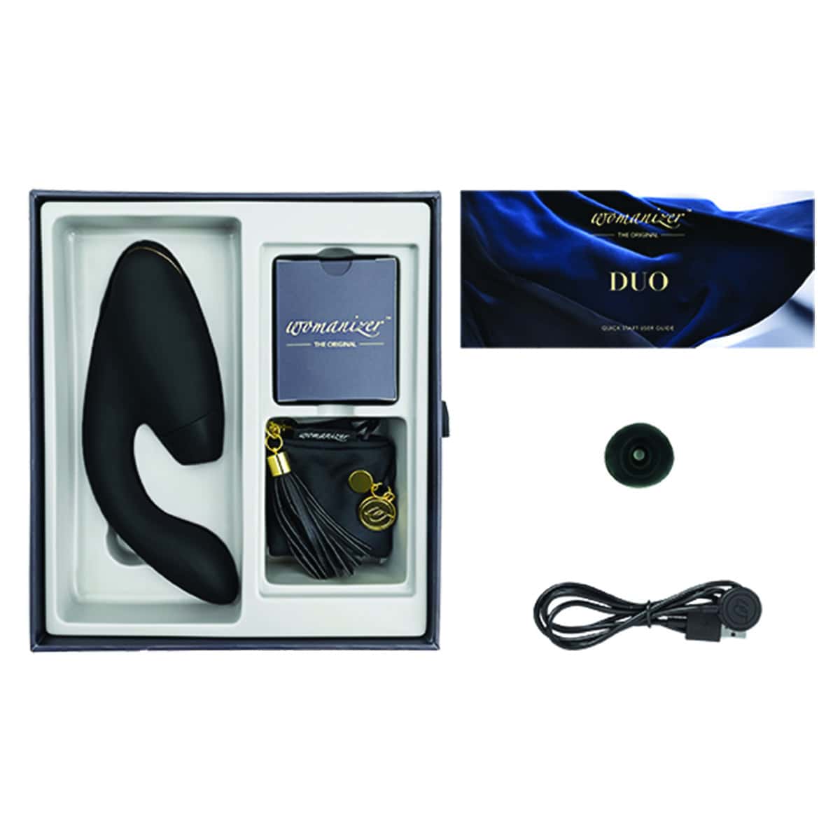 Buy a Womanizer Duo  Black vibrator.