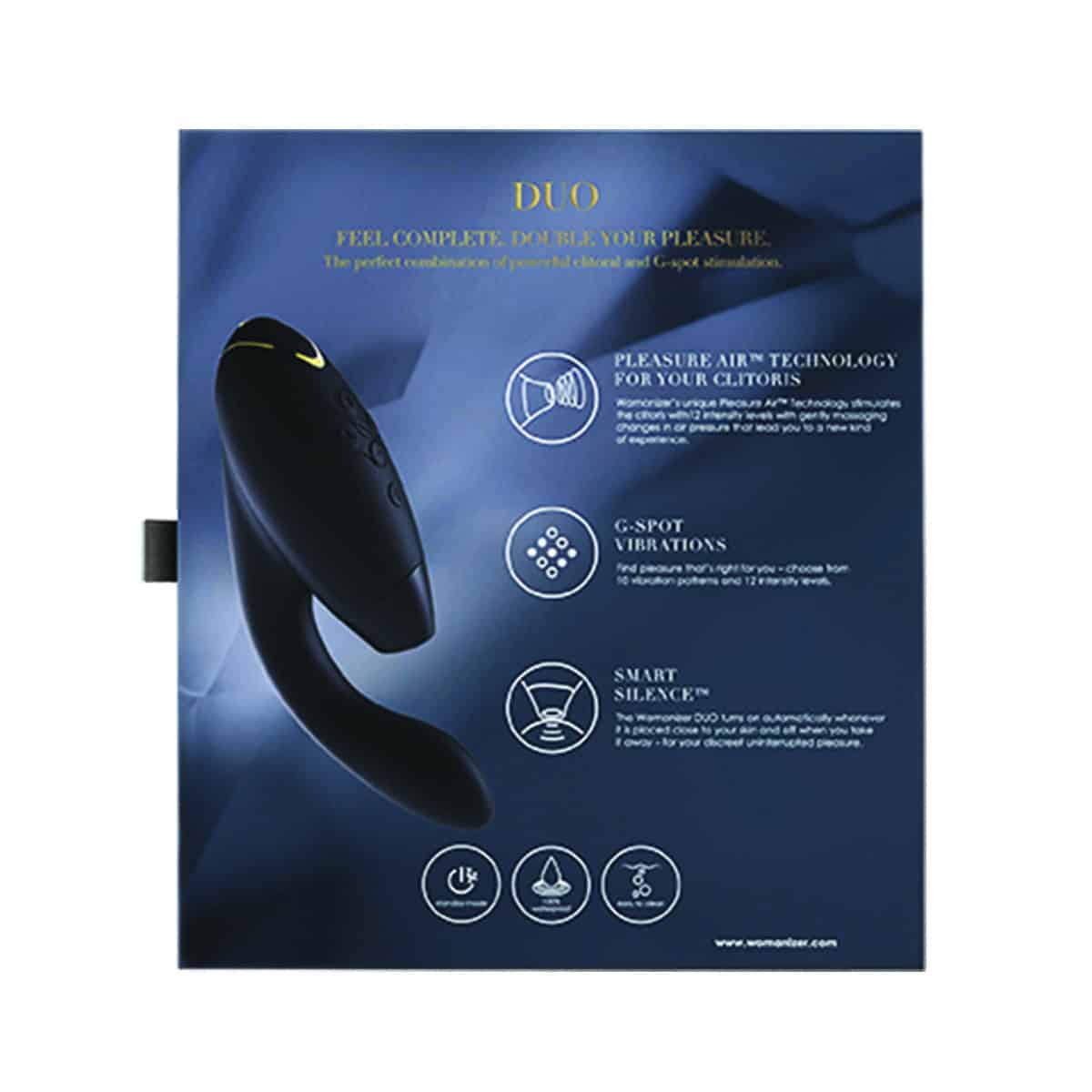 Buy a Womanizer Duo  Black vibrator.