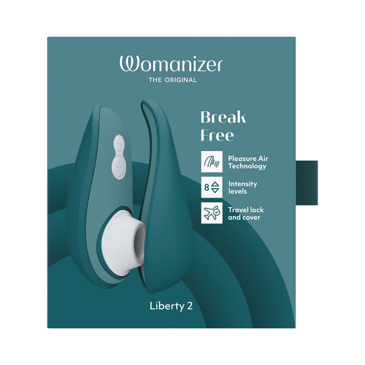 Buy a Womanizer Liberty 2 Dark Petrol vibrator.