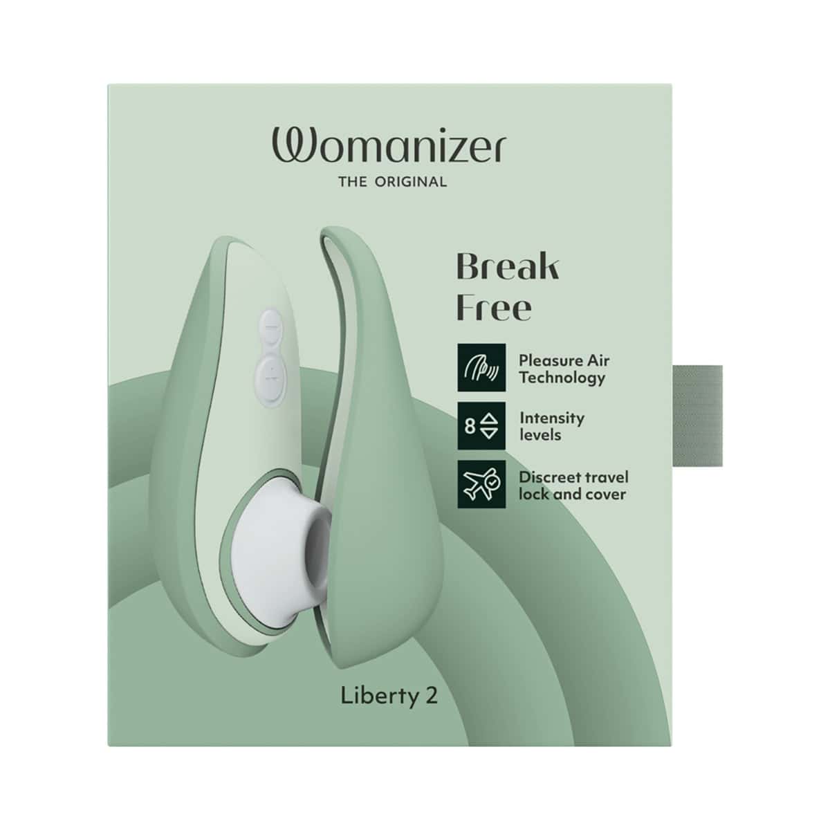 Buy a Womanizer Liberty 2 Sage vibrator.