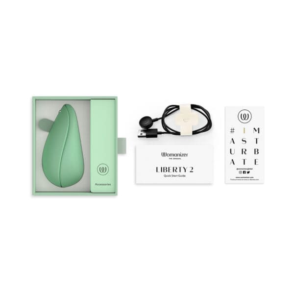 Buy a Womanizer Liberty 2 Sage vibrator.