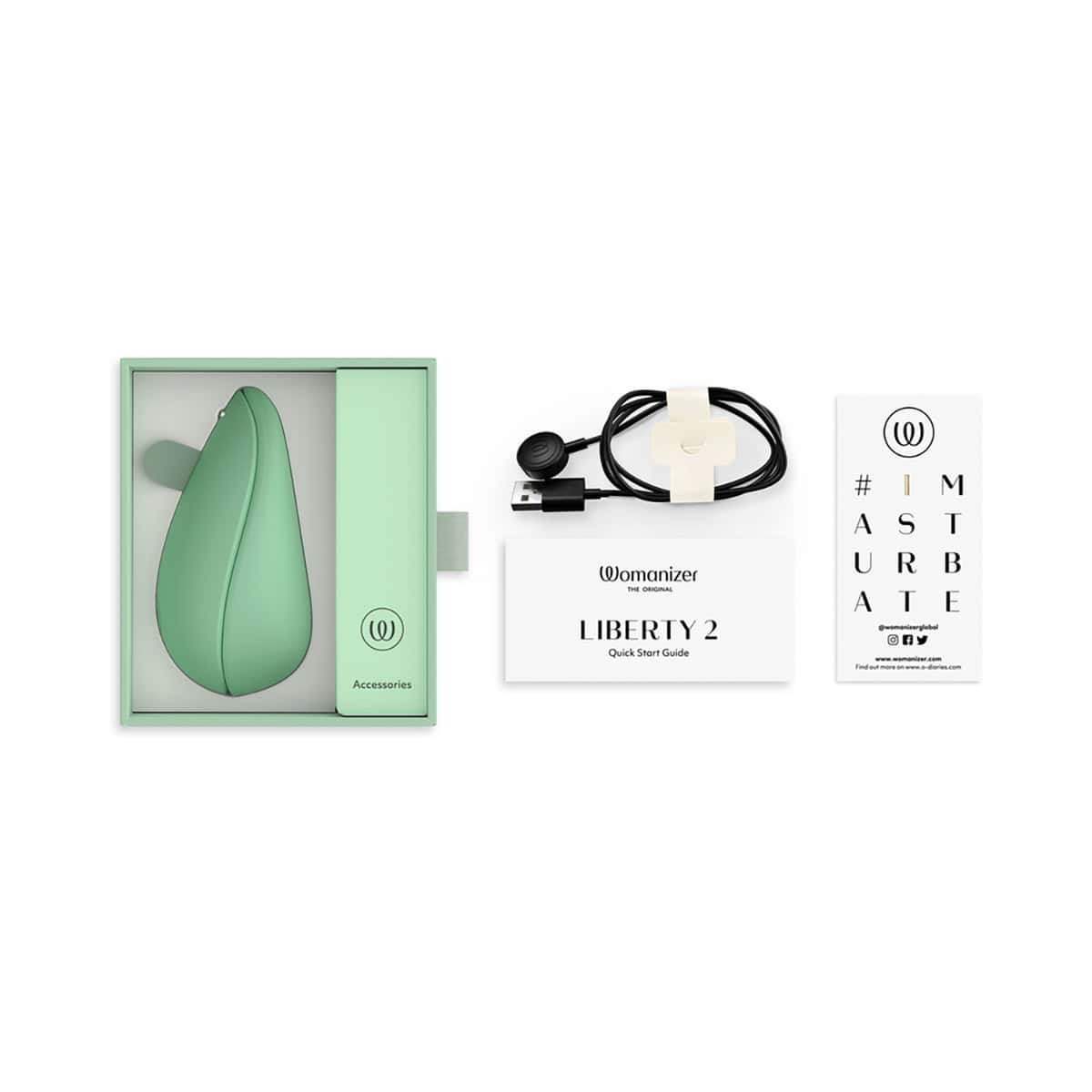 Buy a Womanizer Liberty 2 Sage vibrator.