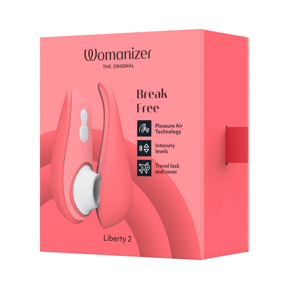 Buy a Womanizer Liberty 2 Vibrant Rose vibrator.