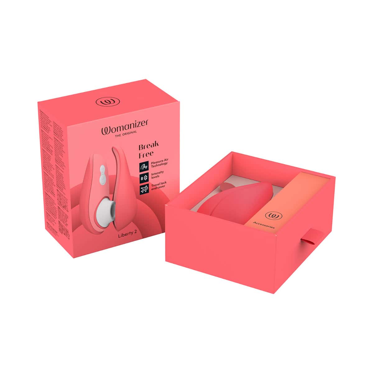 Buy a Womanizer Liberty 2 Vibrant Rose vibrator.