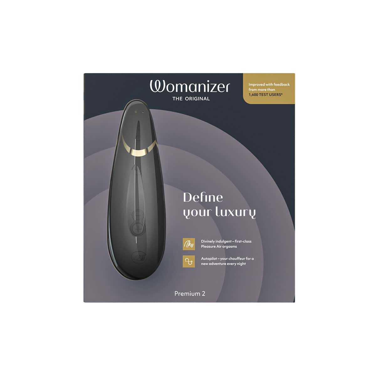 Buy a Womanizer Premium 2  Black vibrator.