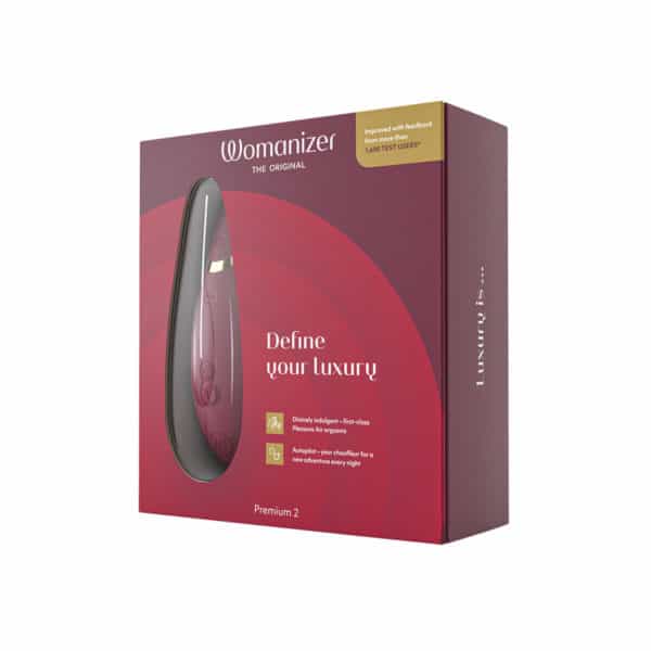 Buy a Womanizer Premium 2  Bordeaux vibrator.