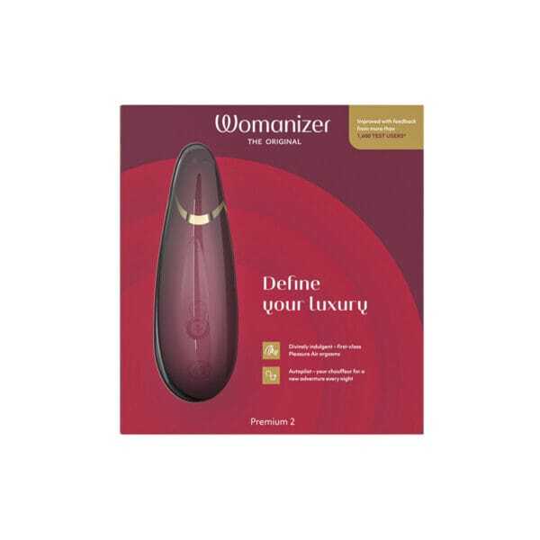 Buy a Womanizer Premium 2  Bordeaux vibrator.