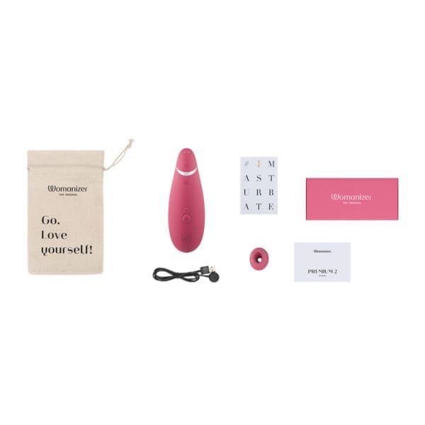 Buy a Womanizer Premium 2  Raspberry vibrator.