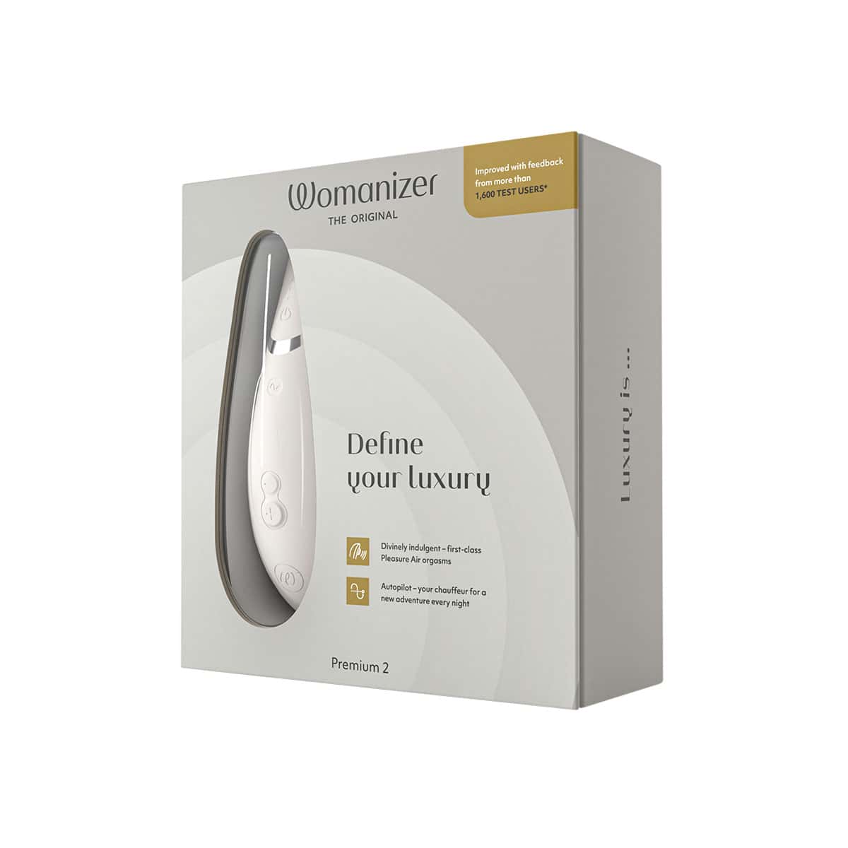 Buy a Womanizer Premium 2  Warm Gray vibrator.