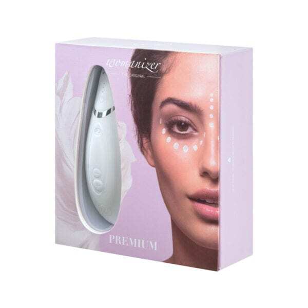 Buy a Womanizer Premium White/Chrome vibrator.