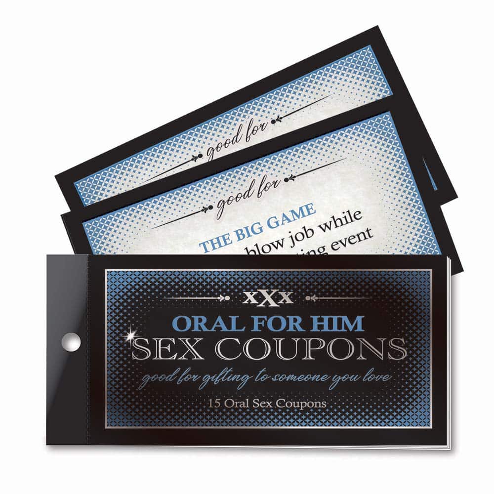 Oral adventures for him sex coupons for her, him, or couples. Online shopping for oral adventures for him sex coupons shoppers. Discreet, fast shipping.