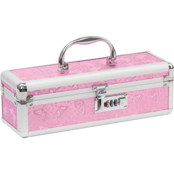 Buy and try  Lockable Toy Box Medium Pink sex toy storage by BMS